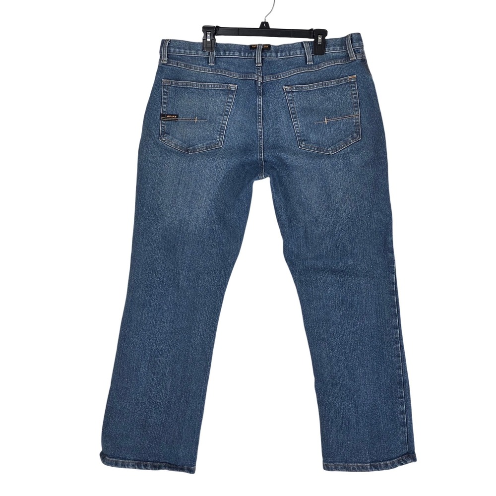 Ariat Blue Jean M4 Rebar Relaxed Bootcut Men 38x30(29) Stretch Denim 10016221 - Picture 5 of 16